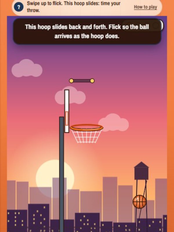 Hoop Flick gameplay