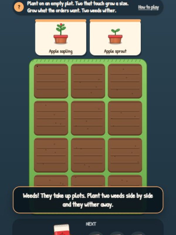 Merge Orchard gameplay