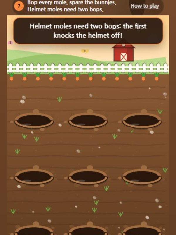 Mole Patrol gameplay