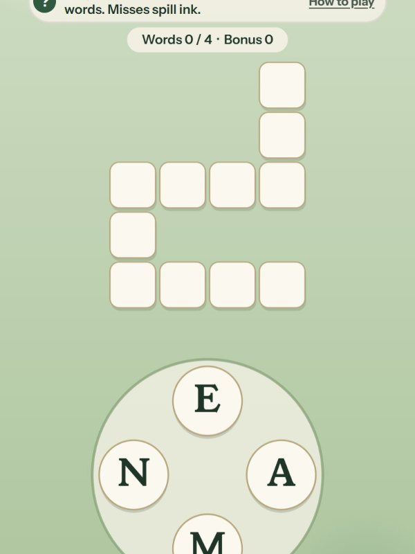 Word Grove gameplay